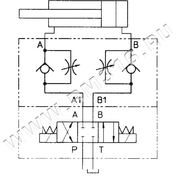 SHQ-022 ATOS ГИДРОДРОССЕЛЬ ПЛИТОЧНОГО МОНТАЖА